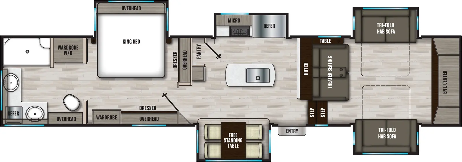 Phoenix 334FL Floorplan