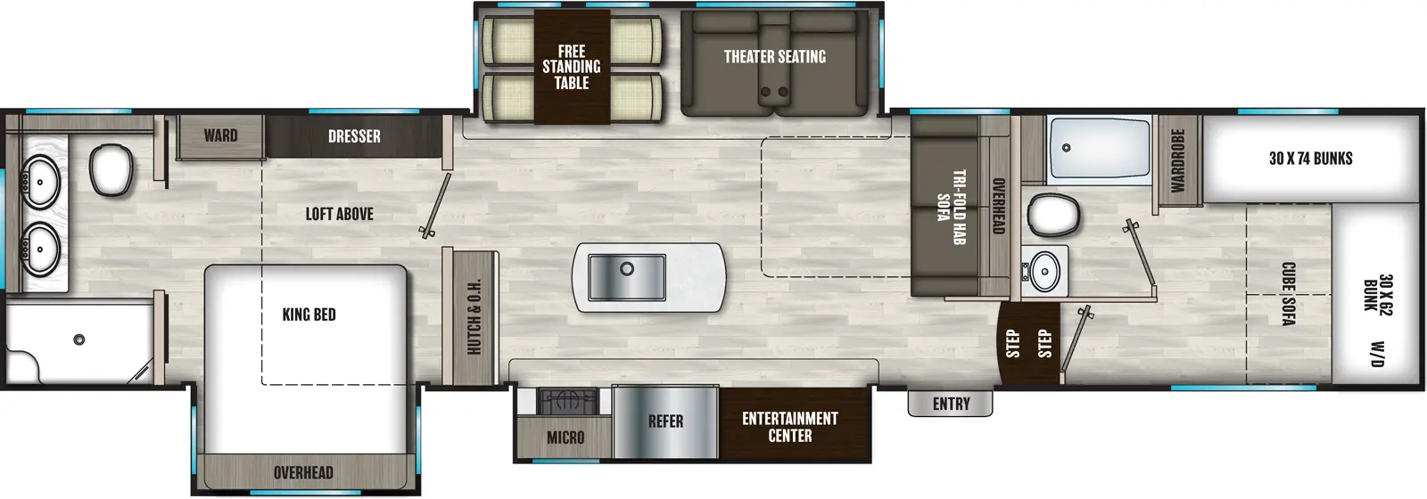 Phoenix 370BAF Floorplan