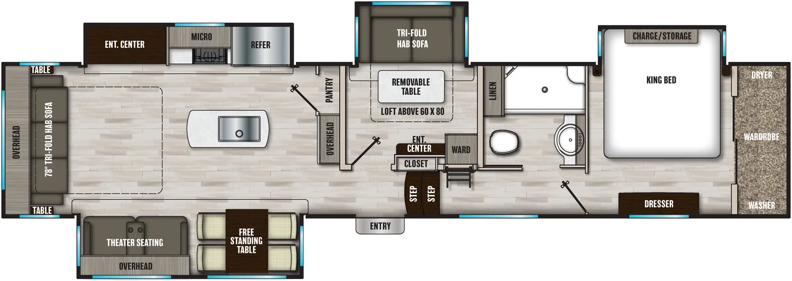 Phoenix 393MBX Floorplan